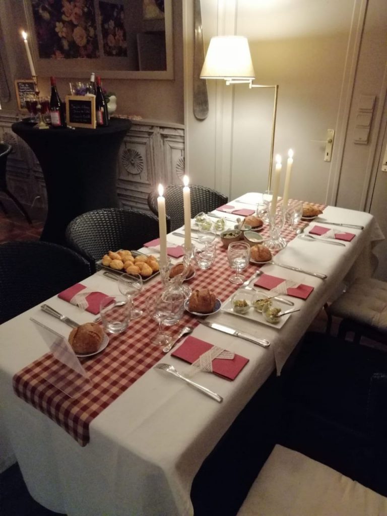 diners privés entre amis ou en famille les remparts de la bastide castillonnes