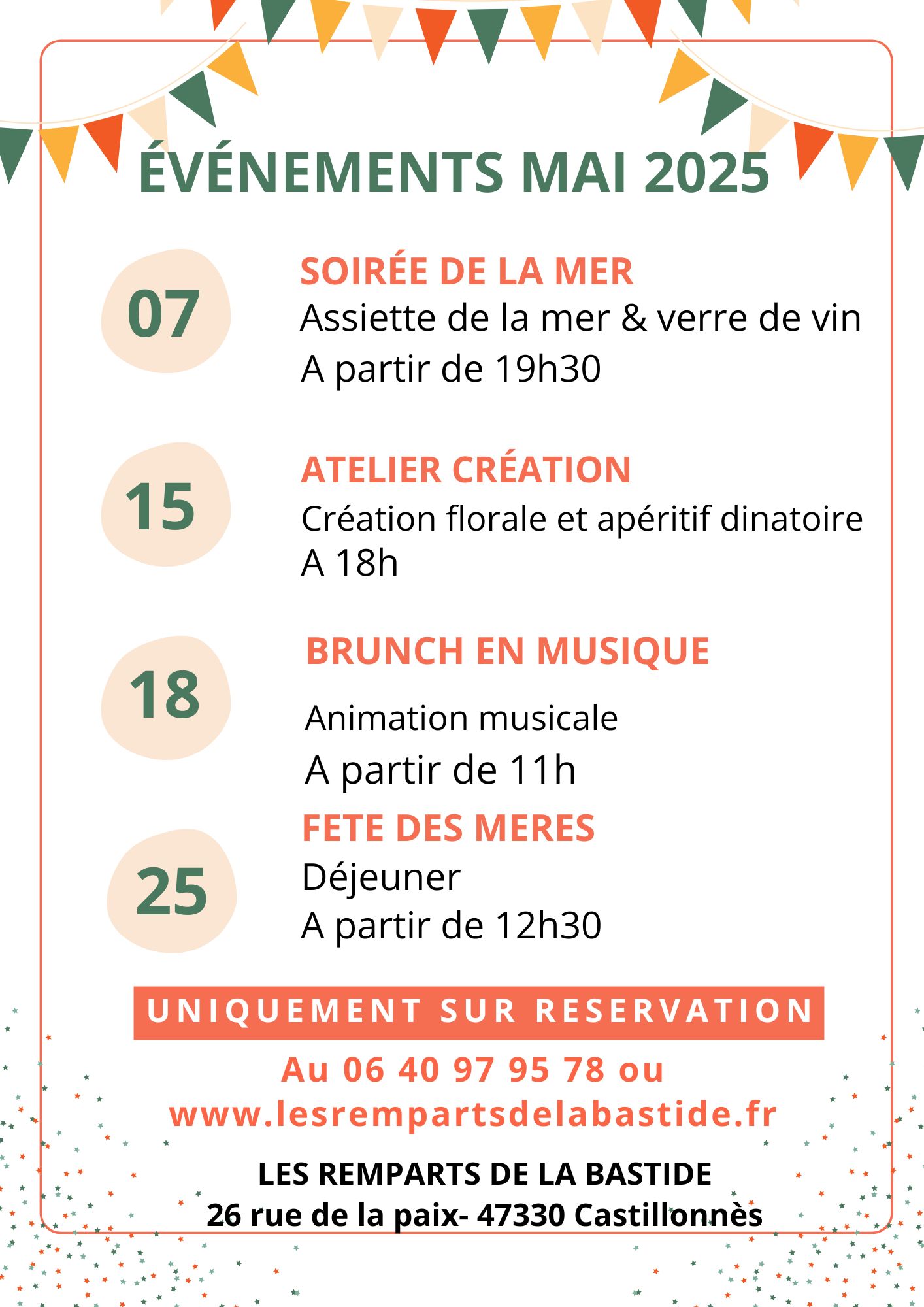 Mai en fête aux Remparts de la Bastide : 4 rendez-vous à ne pas manquer !
