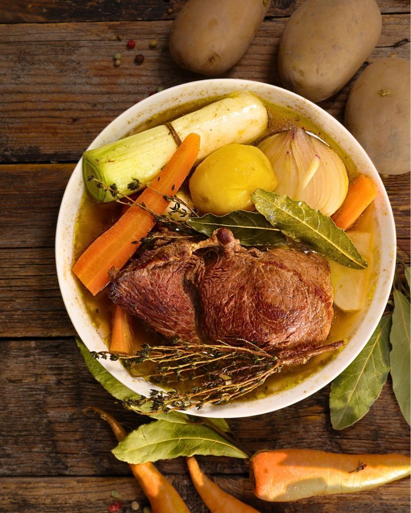 soirée pot-au-feu pour fêter l'automne au restaurant de Castillonnes